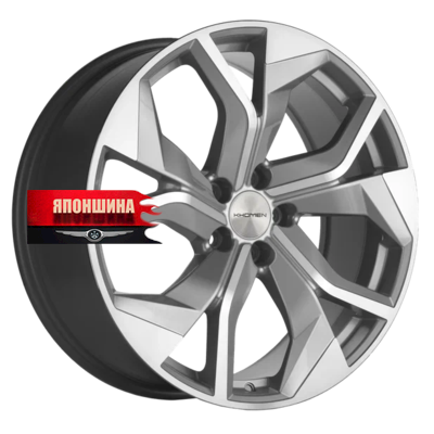 Диск литой KHOMEN WHEELS KHW2006 8,5J20 PCD5*112 ET20 DIA66,5 BRILLIANT SILVER-FP (WHS501705)