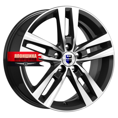 Диск литой K&K RASSVET 6,5J16 PCD5*108 ET50 DIA63,35 АЛМАЗ ЧЕРНЫЙ SK (WHS214106)