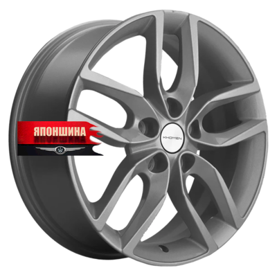 Диск литой KHOMEN WHEELS KHW1708 6,5J17 PCD5*114,3 ET37 DIA66,5 F-SILVER (WHS527431)