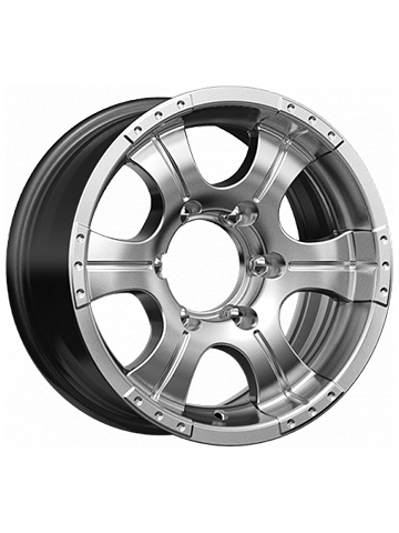 Диск литой K&K БАЙКОНУР 8J16 PCD6*139,7 ET0 DIA110,1 дарк платинум (16769)