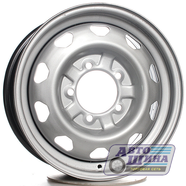 Диск штампованный TREBL УАЗ 6J16 PCD5*139,7 ET22 DIA108,6 SILVER (9305745)