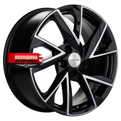 Диск литой KHOMEN WHEELS KHW1714 7J17 PCD5*108 ET40 DIA60,1 BLACK-FP (WHS506372)