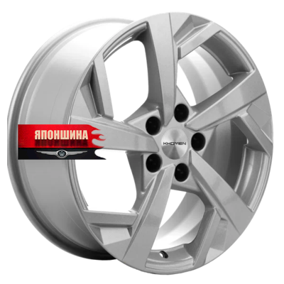 Диск литой KHOMEN WHEELS KHW1712 7J17 PCD5*108 ET40 DIA54,1 F-SILVER (WHS518472)