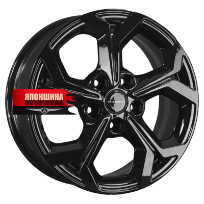Диск литой KHOMEN WHEELS KHW1606 6,5J16 PCD5*114,3 ET43 DIA67,1 BLACK (WHS524634)
