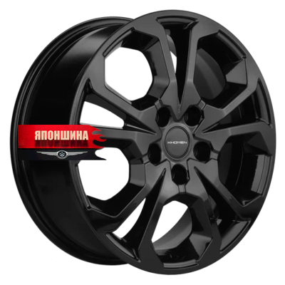 Диск литой KHOMEN WHEELS KHW1711 6,5J17 PCD5*114,3 ET37 DIA66,5 BLACK (WHS518125)
