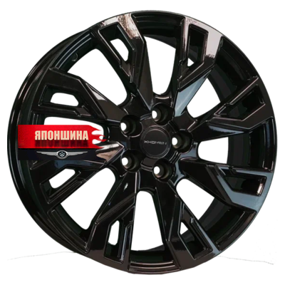Диск литой KHOMEN WHEELS KHW1809 7J18 PCD5*108 ET33 DIA60,1 BLACK (WHS516722)