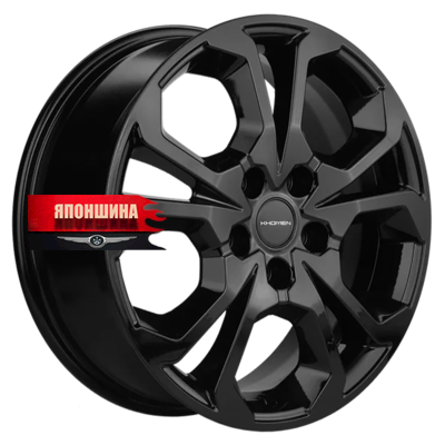 Диск литой KHOMEN WHEELS KHW1711 6,5J17 PCD5*114,3 ET45 DIA54,1 BLACK (WHS508281)
