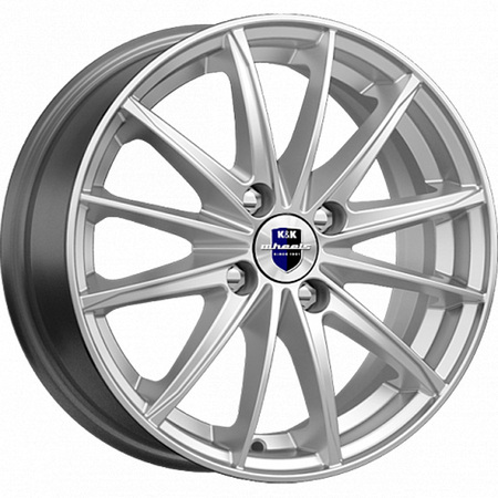 Диск литой K&K ПОЙНТ БЛАНК-ОРИГИНАЛ 6J15 PCD4*100 ET40 DIA60,1 SILVER (7185682)