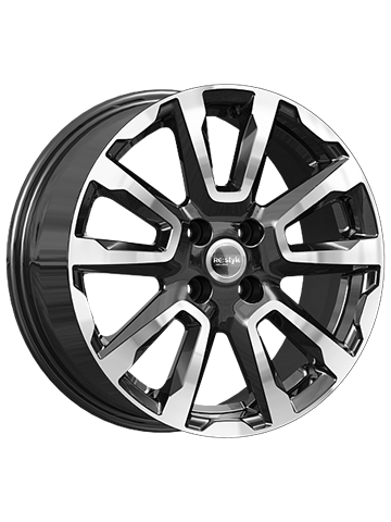 Диск литой K&K КС1026 6,5J16 PCD4*100 ET43 DIA60,1 алмаз черный (26248)