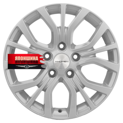 Диск литой KHOMEN WHEELS KHW1608 6,5J16 PCD5*114,3 ET40 DIA66,1 F-SILVER (WHS498502)