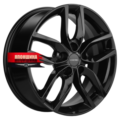 Диск литой KHOMEN WHEELS KHW1708 6,5J17 PCD5*108 ET43 DIA65,1 BLACK (WHS523315)