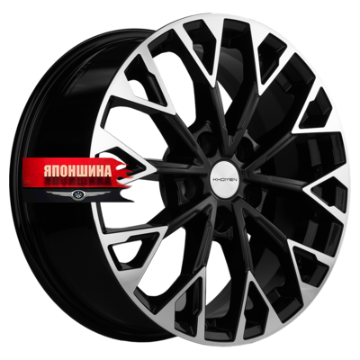 Диск литой KHOMEN WHEELS KHW1718 7J17 PCD5*108 ET49 DIA59,5 BLACK-FP (WHS522119)