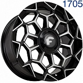 Диск литой KIPARDO KF65 7,5J17 PCD4*98 ET25 DIA73,1 GLOSS BLACK MACHINED FACE (1705KF65)